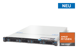 Server - Rack Server - 1HE - RECT™ RS-8528R4 - 1HE Rack Server mit AMD Ryzen™7000 Prozessoren