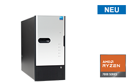 Silent-Server - RECT™ TS-5428R4 - Tower-Server mit AMD Ryzen™ 7000 Prozessoren